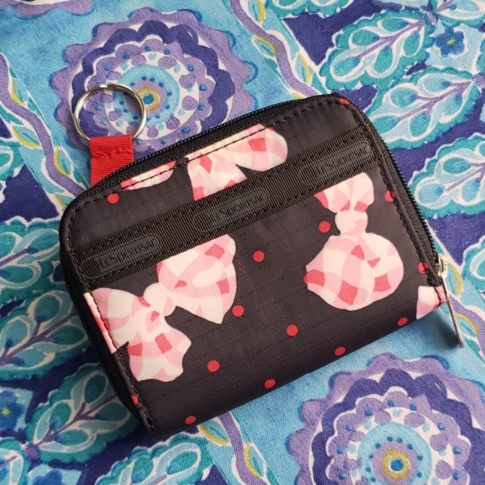 LeSportsac Coin/Card Keychain Pouch